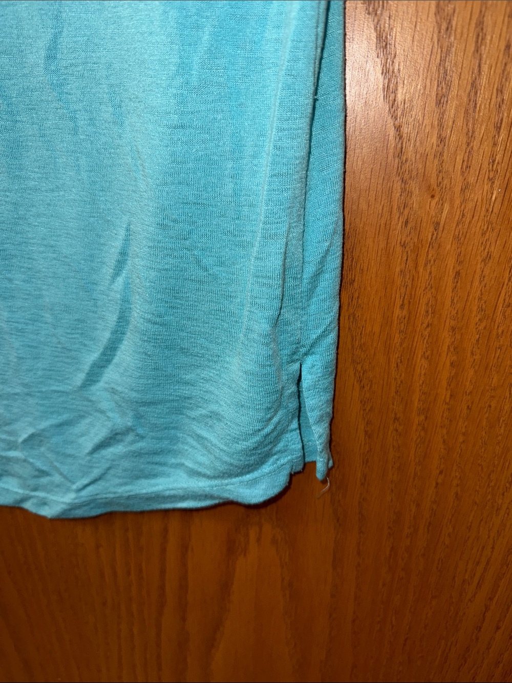 Athleta V-Neck Short Sleeve Tee in Aqua - Picture 4 of 6